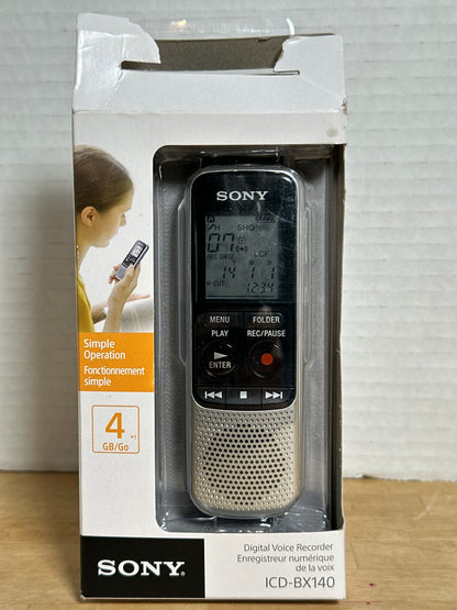 Sony Digital Voice Recorder (ICD-BX140)