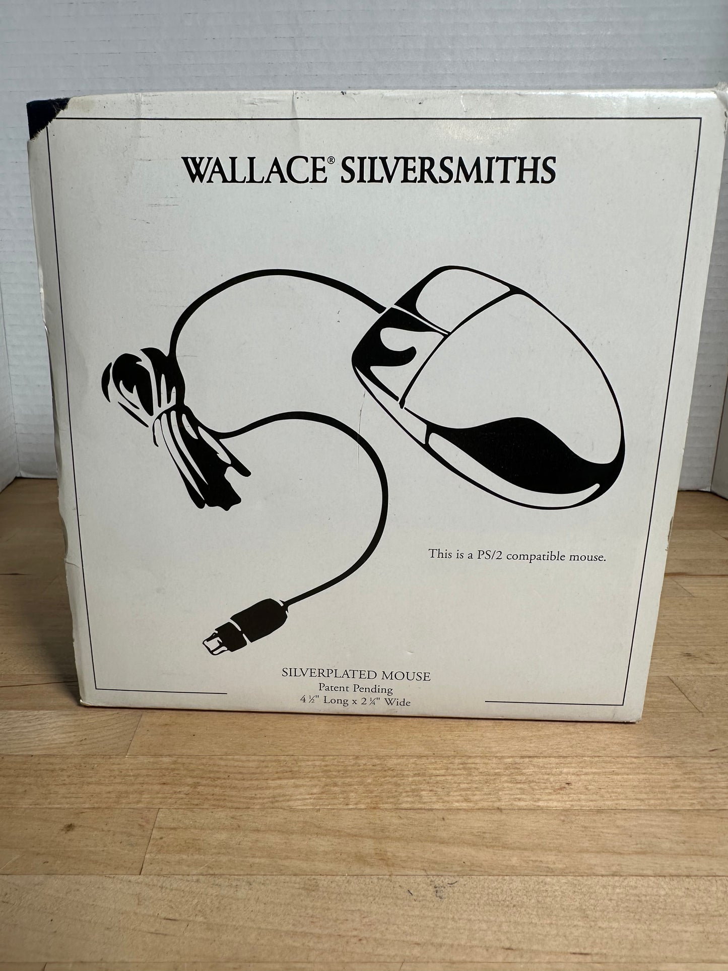Classic PS/2 Silver-Plated wired mouse by Wallace Silversmiths