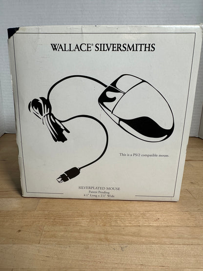 Classic PS/2 Silver-Plated wired mouse by Wallace Silversmiths
