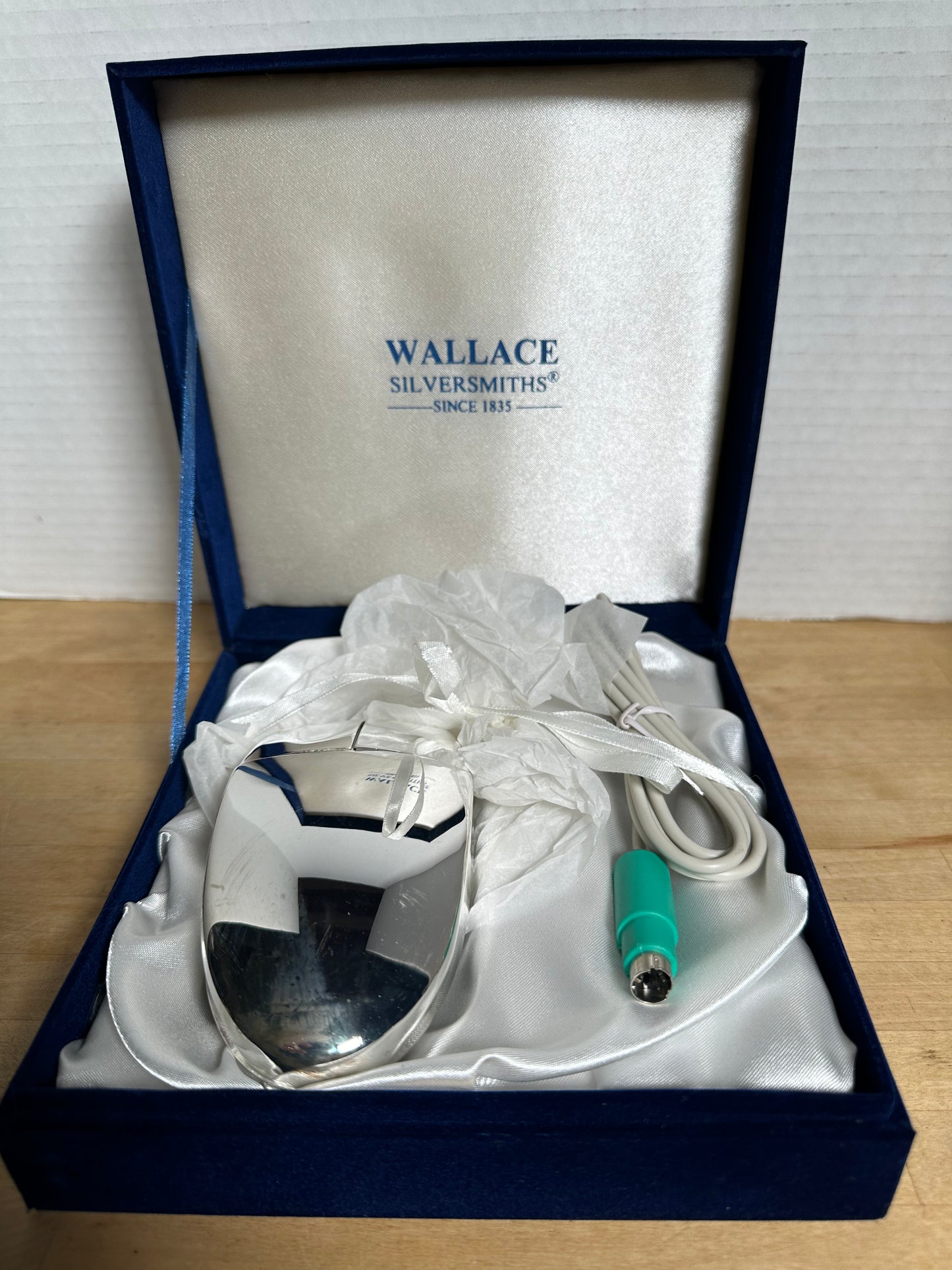 Classic PS/2 Silver-Plated wired mouse by Wallace Silversmiths