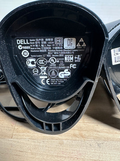 Dell Desktop External (USB or Audio jack) Speakers - AX210