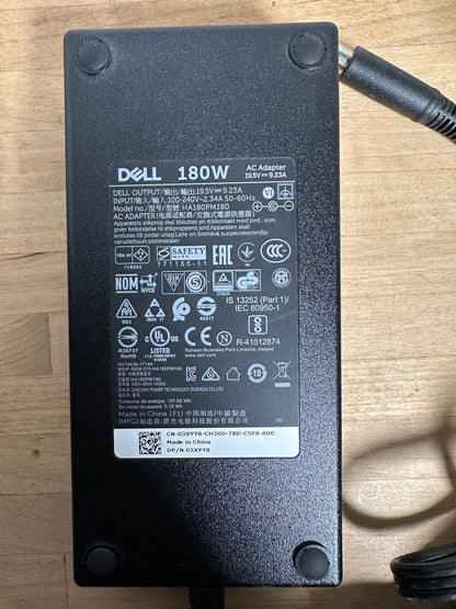 Dell Laptop Power adapter - 180 W